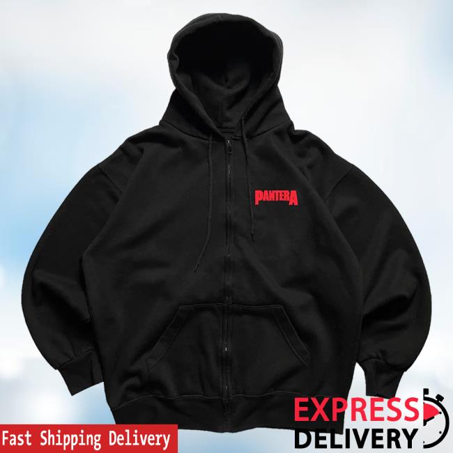 Official Pantera Merch Store Shop Pantera Vdop Zip Up Shirts