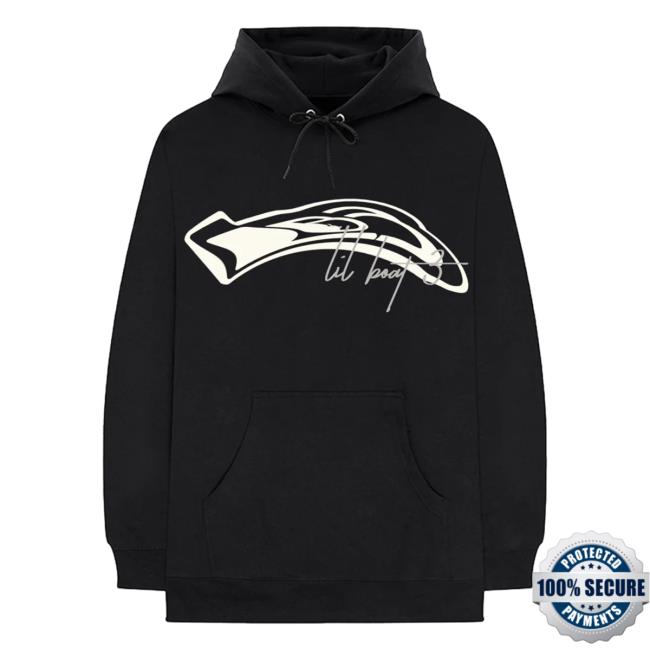 Official Lb3 Id Black Hooded Sweatshirt