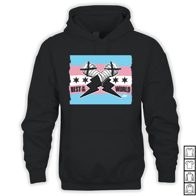 Official CM Punk - Best in the World Trans Pride Tee