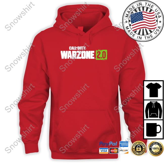 Call Of Duty Warzone 2.0 Hooded Sweatshirt Call Of Duty Black Warzone 2.0 Shirts