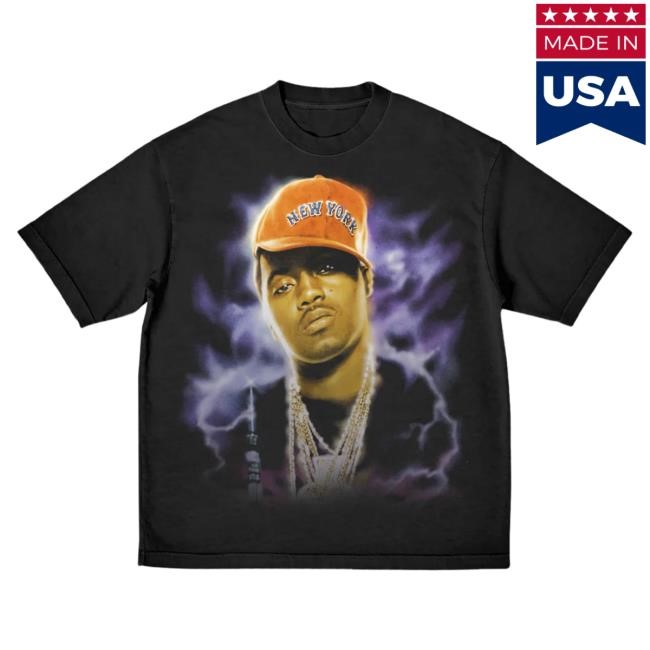 Official Nasir Jones Nas Photo Top Shirt Nas