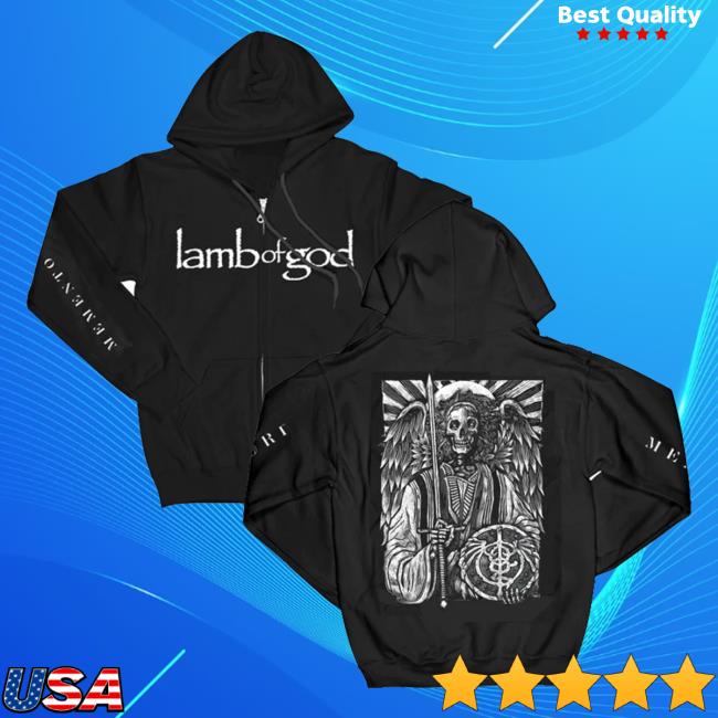 Official Lamb Of God Merch Store Shop Angel of Death Memento Mori Crew neck Lambofgod