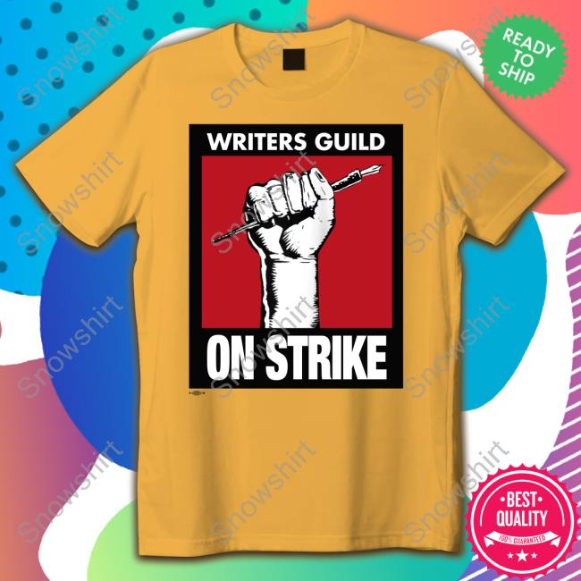 Official Writers Guild On Strike T-Shirt