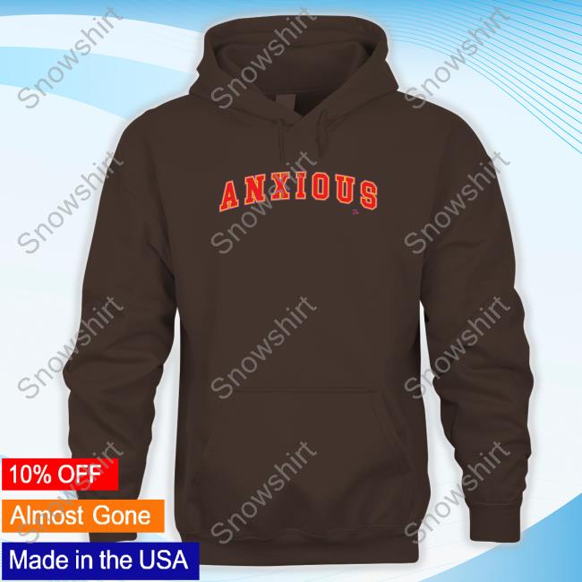 Official Tom Cardy Merch Anxious Black Tee Shirt