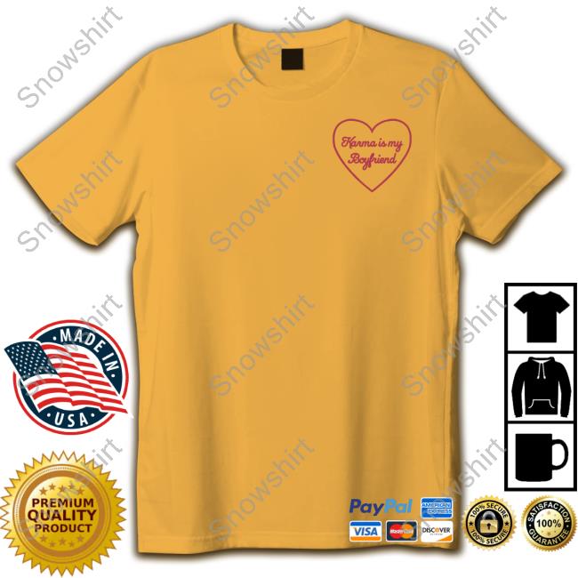 Taylor Swift Store Karma Is My Boyfriend Tee Shirt