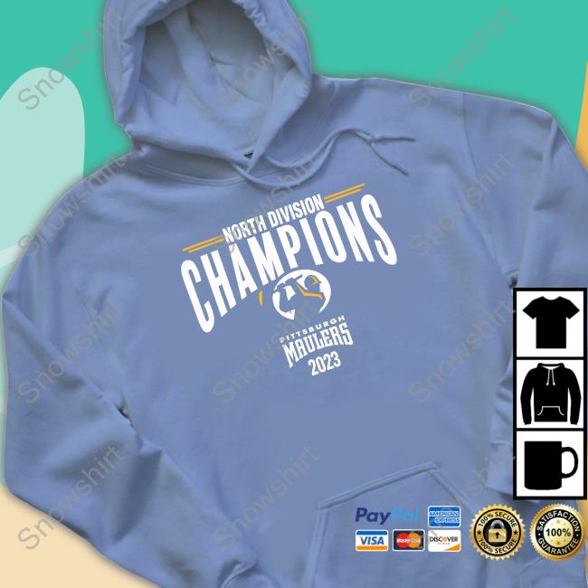 Official USFL Shop Pittsburgh Maulers USFL North Division Champions Shirt Pittsburgh Maulers USFL North Division Champions Shirt