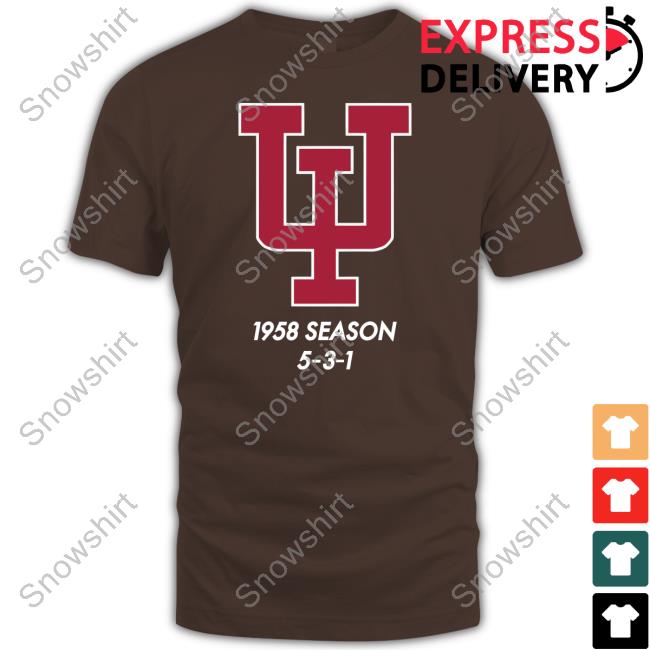 Homefield Merch Indiana Hoosiers 1958 Season 5-3-1 Shirt No Escalators Homefield Merch Indiana Hoosiers 1958 Season 5-3-1 Sweatshirt No Escalators