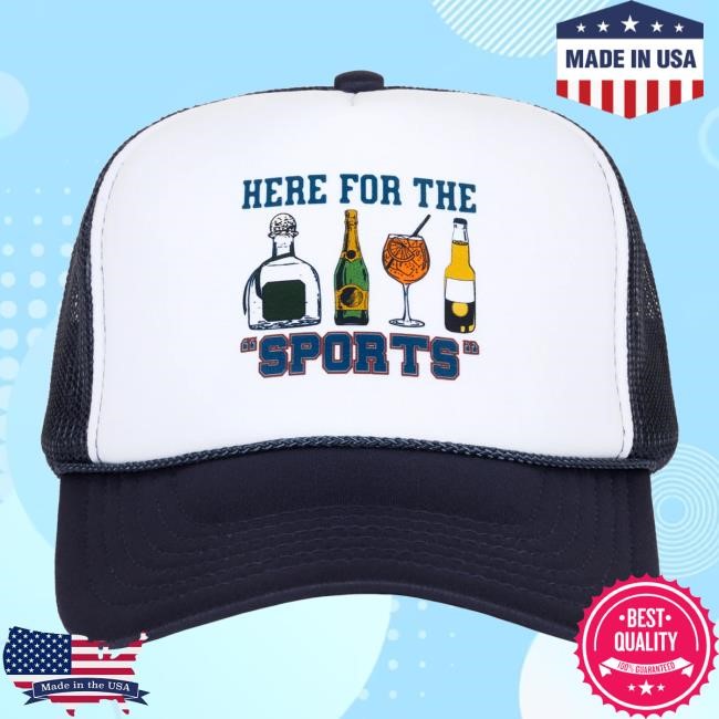 Here For The "Sports" Trucker Hat – Unwell Shop | Call Her Daddy