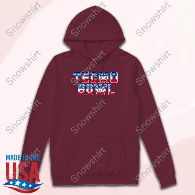 Official Homage Tecmo Bowl Logo Tee Shirt Homage Tecmo Bowl Hoodie