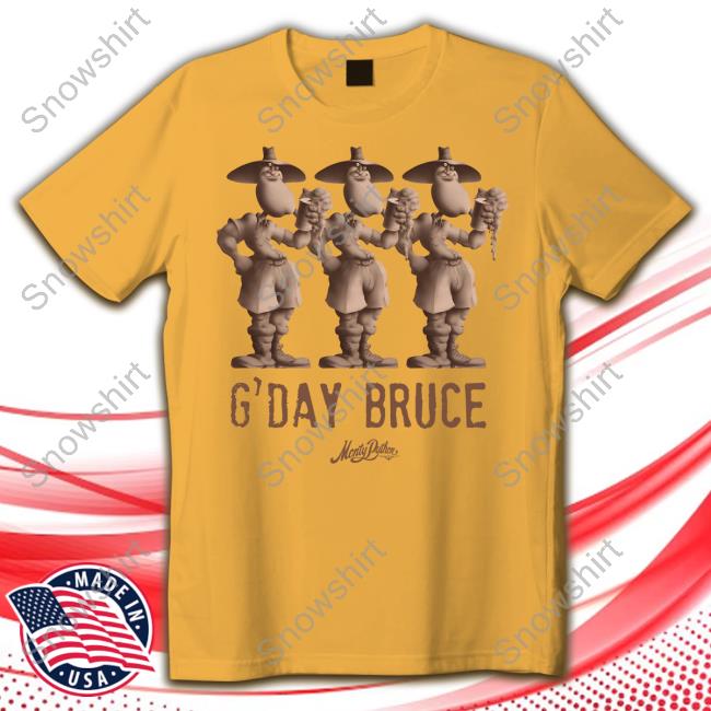Monty Python Store G'day Bruce Shirt