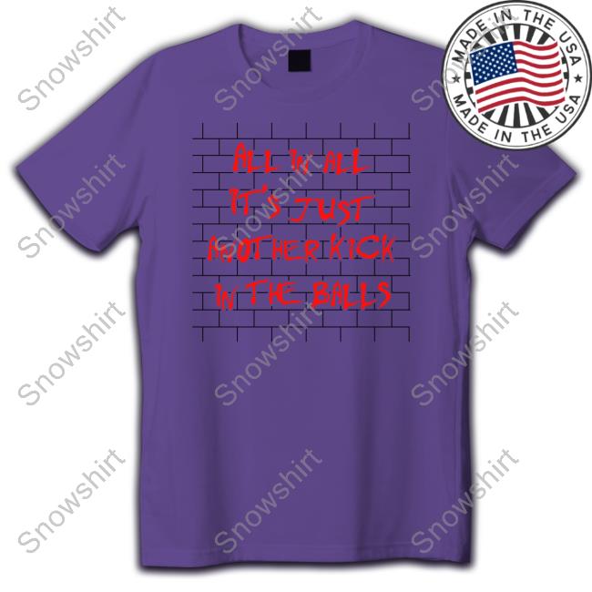 Shirts That Go Hard All In All It's Just Another Kick In The Balls T Shirts Thegoodshirts