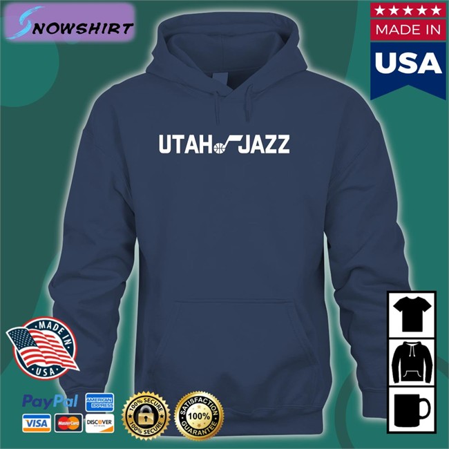 Utah Jazz Hoodie Sarah Todd Utah Jazz Hooded Sweatshirt NBASarah