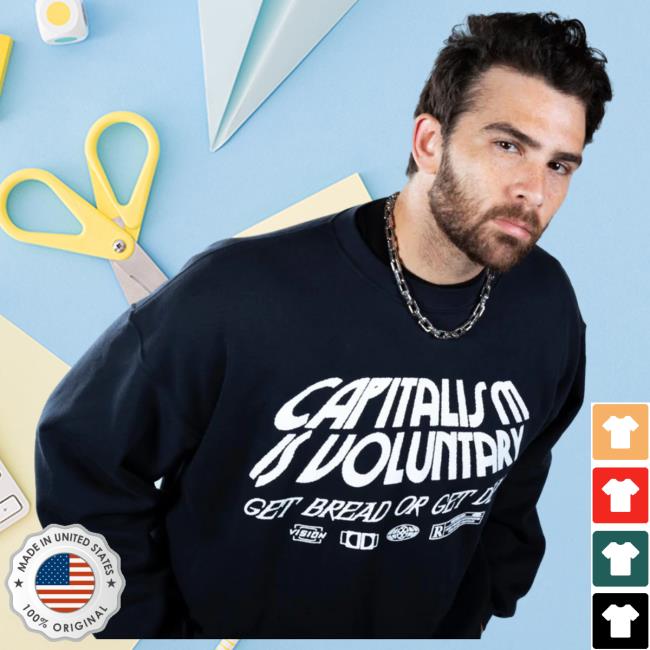 Official Ideologie Shop Merch Ideologie Get Bread / Get Dead Hoodies (Navy Edit)