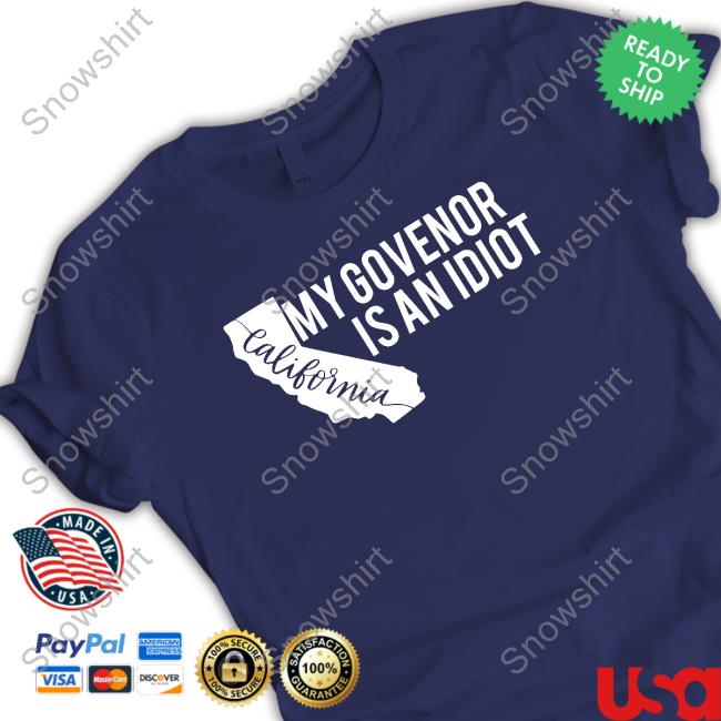 Official Clown World Store My Governor Is An Idiot Hoodie