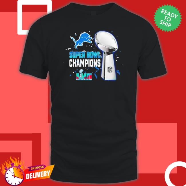 Detroit Lions Super Bowl Lvii 2023 Champions T-Shirt