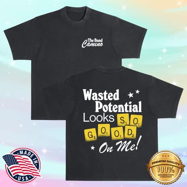 Official The Band Camino Merch Wasted Potential Top Shirt