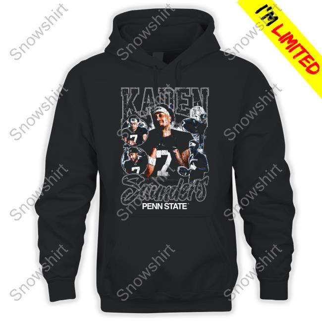 Official Penn State NIL Kaden Saunders Oversized T-Shirt Official Kaden Saunders Oversized Shirt