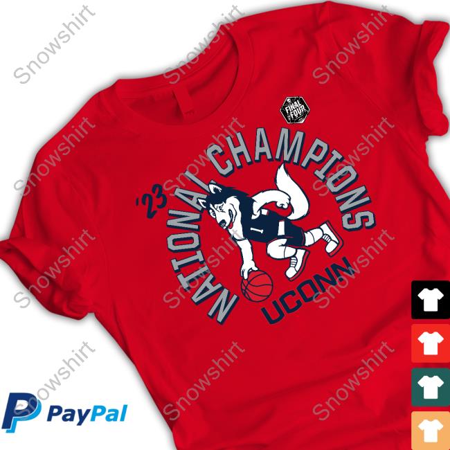 Official NCAA Merch UConn Huskies 2023 NCAA Men's Basketball National Champion T Shirt