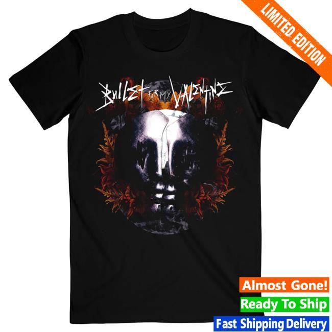 Official Bullet for My Valentine Merch Clothing BFMV Skull Leaves T-Shirts