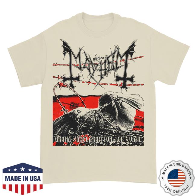 Official Mayhem Kings Road Mayhem Grand Declaration of War Sand Tee