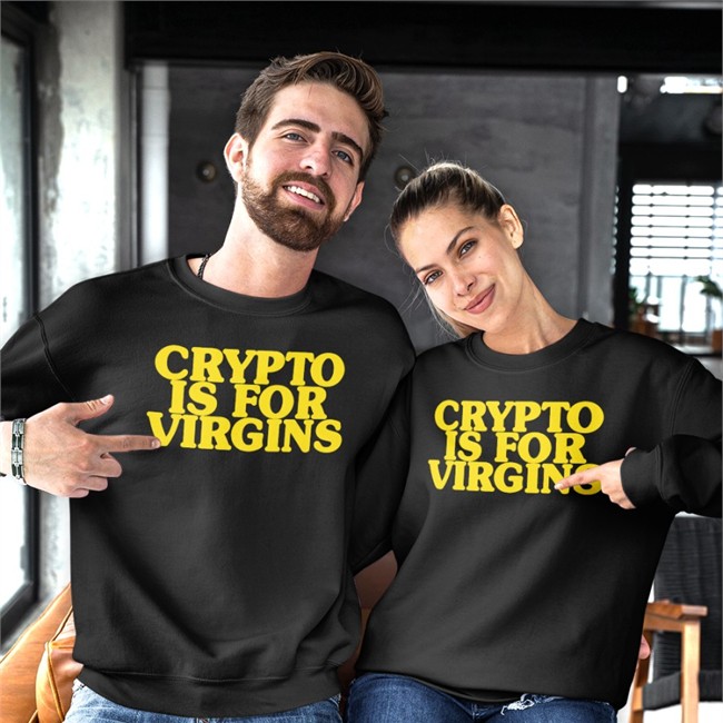 Crypto Is For Virgins T Shirt Shirts That Go Hard Shirtsthtgohard Crypto Is For Virgins Long Sleeve T Shirt Shirts That Go Hard