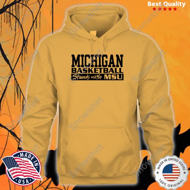 Michigan Basketball Stand With MSU Tank Top