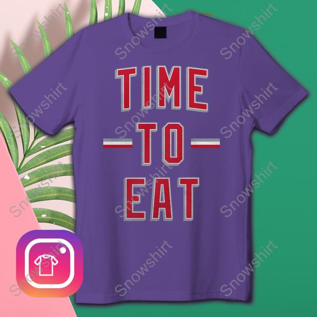 Blueshirts Breakaway Merch Time To Eat Shirts Ryan Mead Official Blueshirts Breakaway Merch Time To Eat Tee
