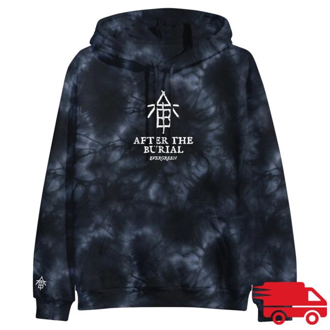 Official After The Burial Merch Pictogram Black Crystal Wash Tie Dye Shirt 2023 Tie-Dye