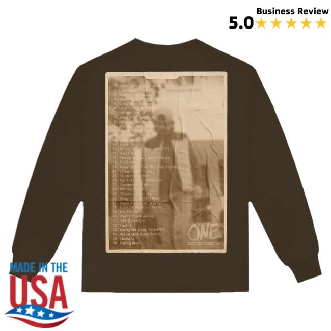 Official Morgan Wallen Merch Store Morgan Wallen One Thing At A Time One Year Anniversary Long Sleeve T-Shirt Morgan Wallen Apparel Clothing Shop MorganWallen