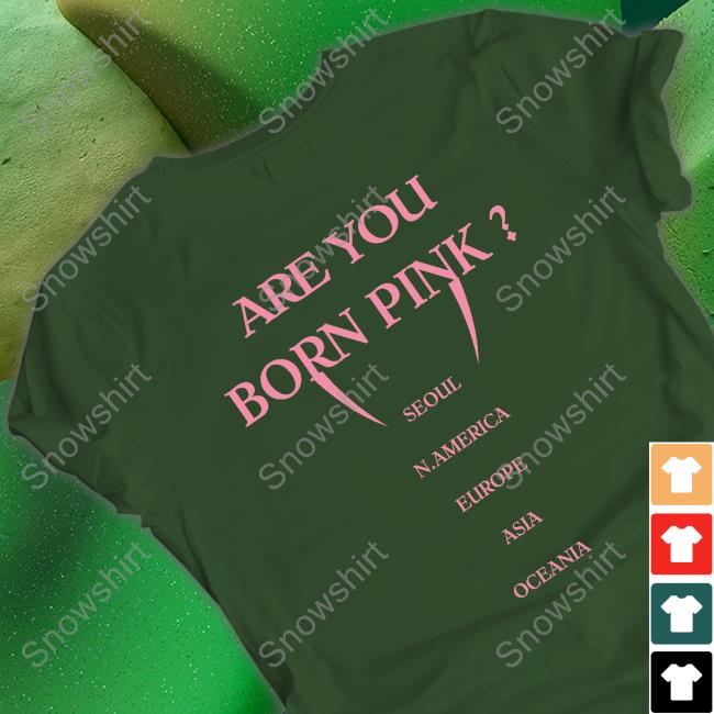 Rosé Blackpink World Tour Born Pink Shirt Lover Girl Rosé Blackpink World Tour Born Pink Long Sleeve Tee Lover Girl