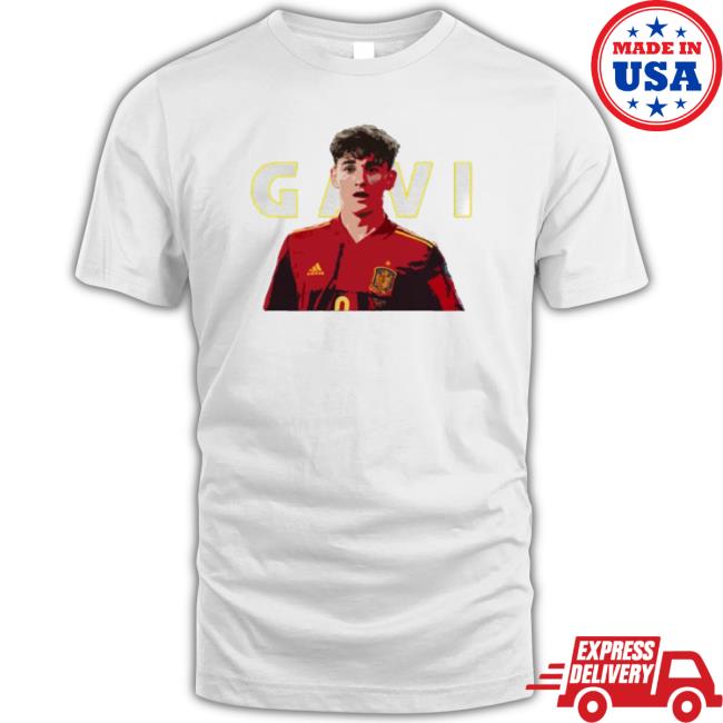 Top Gavi Football Crewneck Sweatshirt Top Gavi Football Long Sleeve Shirt