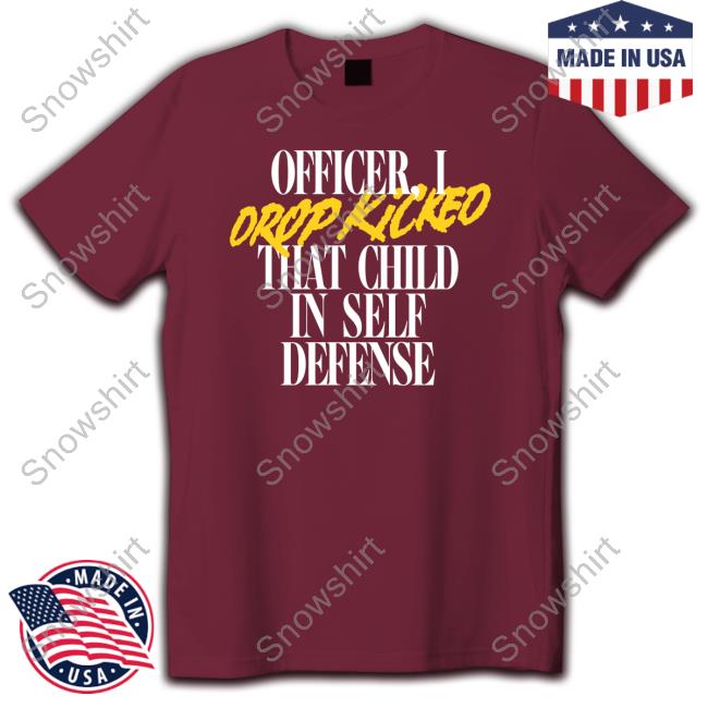 Official Technoblade Merch Officer I Drop Kicked That Child In Self Defense Hoodie