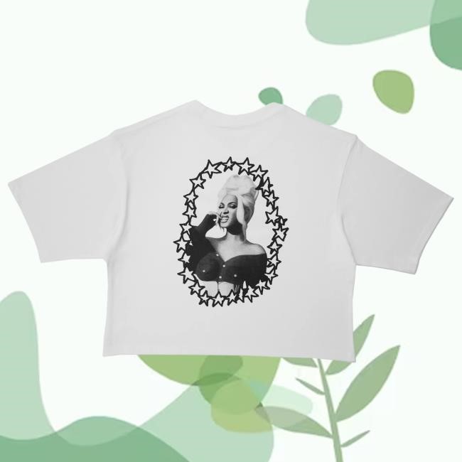 Official Beyonce Merch Store Shop Beyonce Sticky Sweet Short Sleeve Crop Popover Shirt Beyoncé