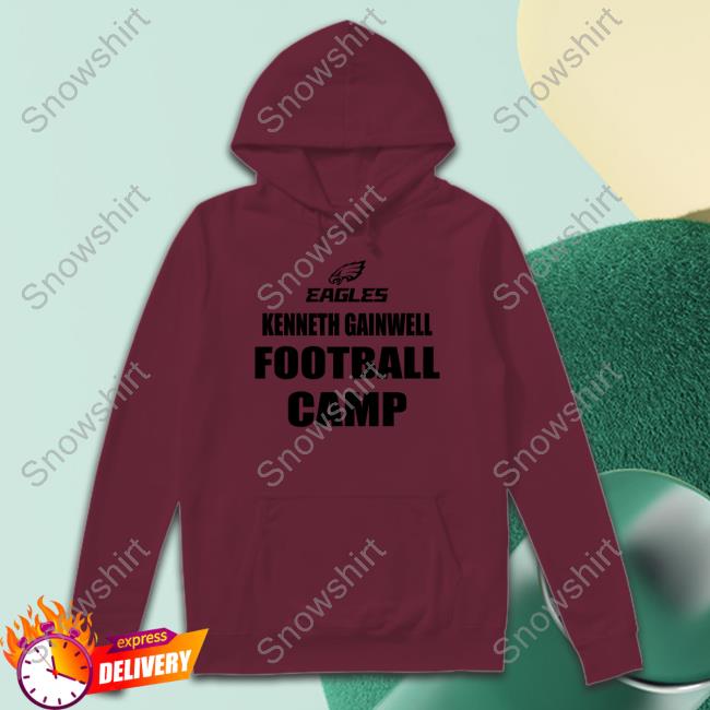 Nick Sirianni Eagles Kenneth Gainwell Football Camp Hooded Sweatshirt Nick Sirianni Eagles Kenneth Gainwell Football Camp Shirt