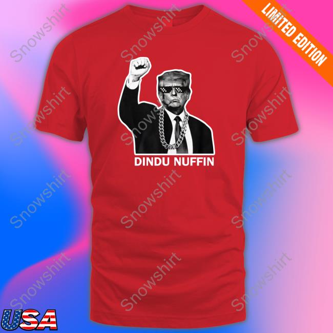 Official Trump Dindu Nuffin Long Sleeve Tee