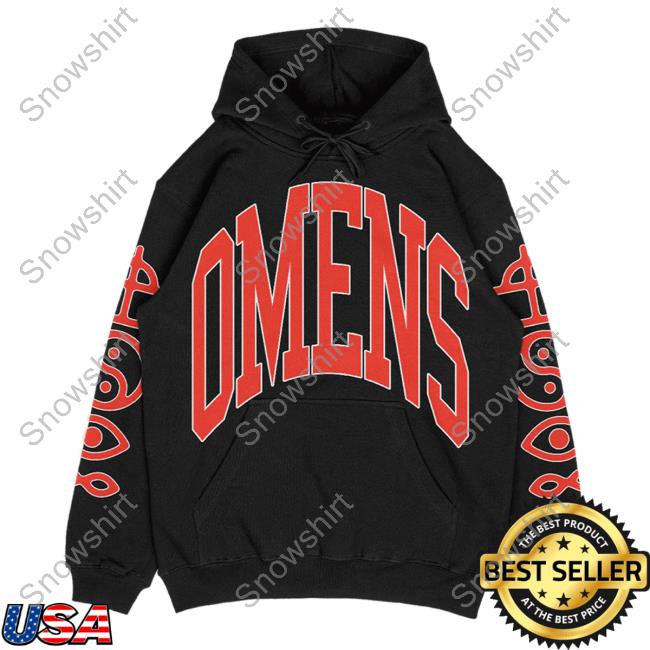 Bad Omens Official Merchandise Omens Varsity Hoodie Black Badomensofficial