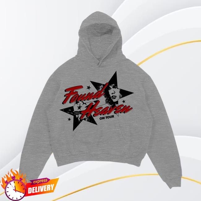 Heather Gray Found Heaven On Tour Pullover Hoodie - Conan Gray Official Store