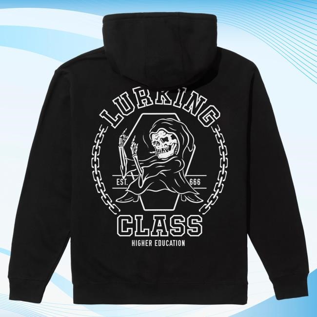 Official Lurking Class Merch Store Lurking Class LCFU Hooded Sweatshirt - Black LurkingClass