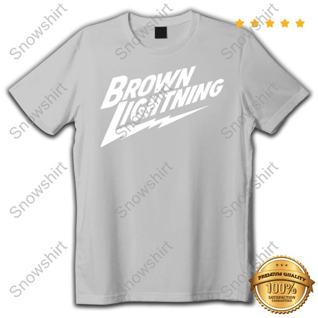 Brown Lightning Shirts