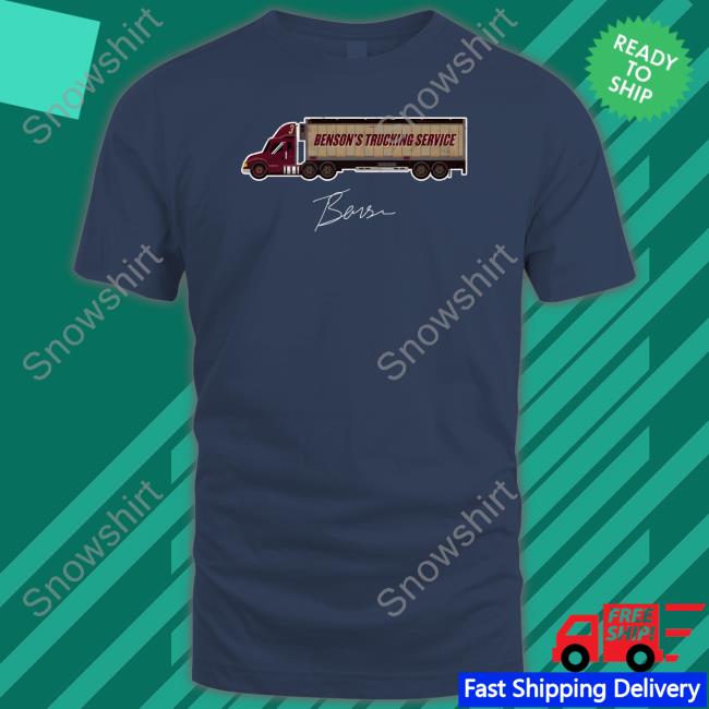 Treybenson3 Trey Benson Merch Benson's Trucking Service T Shirt