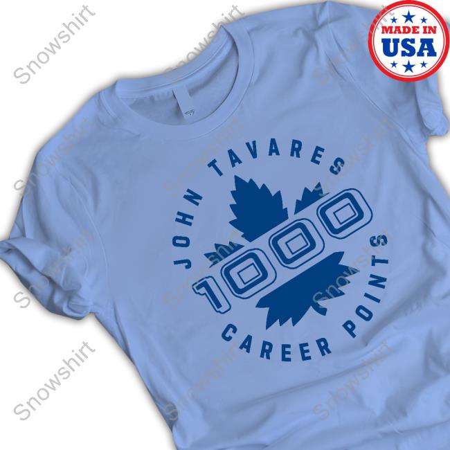 Official John Tavares 1000 Career Points Shirt Official John Tavares 1000 Career Points T Shirt