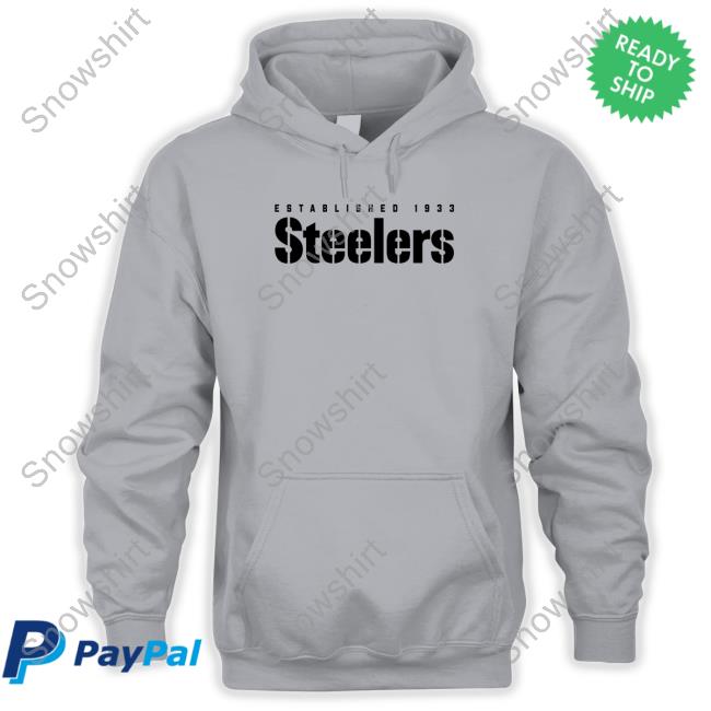 Official Pittsburgh Steelers Established 1933 Steelers T Shirts Established 1933 Steelers Shirt