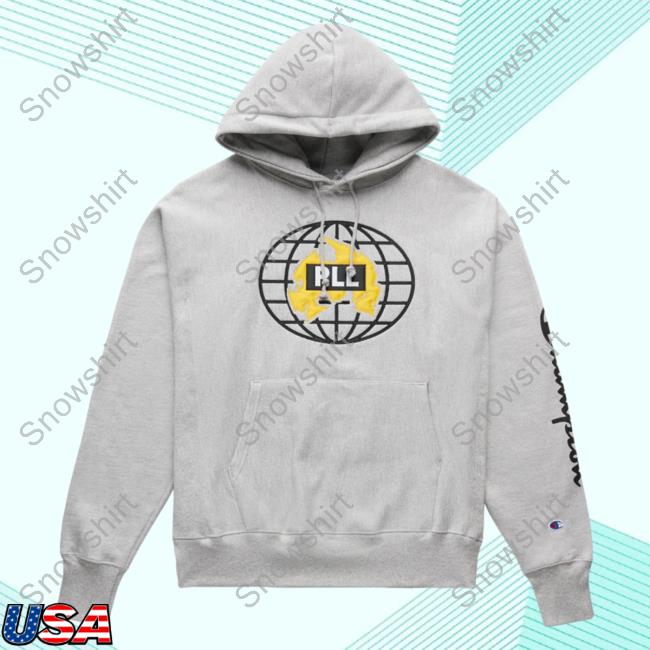 Official Premier Lacrosse League Shop The Globe Hoodie | Pll X Method Man Sweaters Oxford Grey