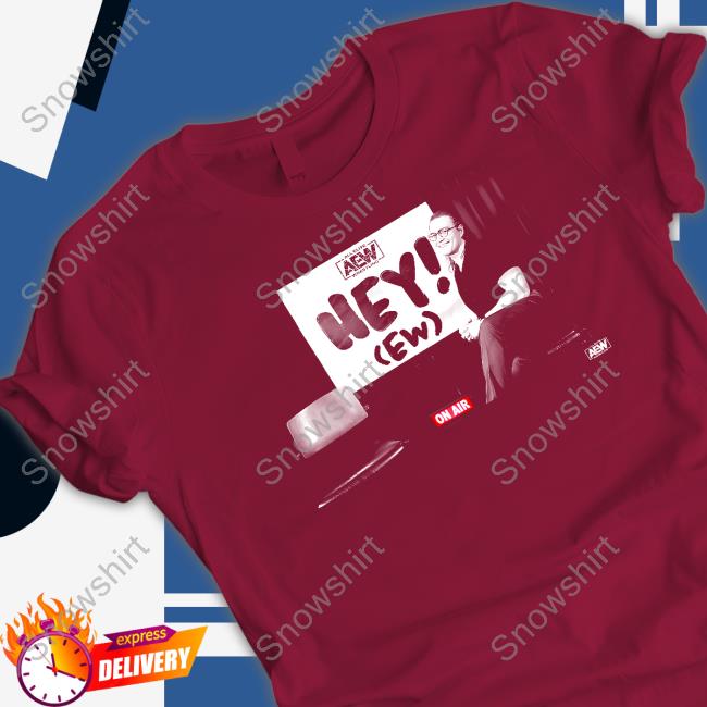 Aew Shop Rj City Hey (Ew) On Air Tee Shirt