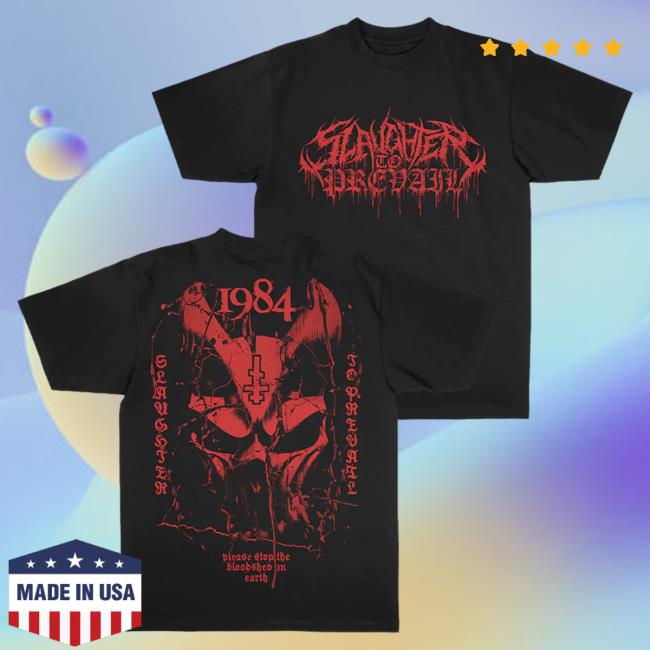 Official Sumerian Records Merch Store Slaughter To Prevail - "Bloodshed" Black Attractive Shirt