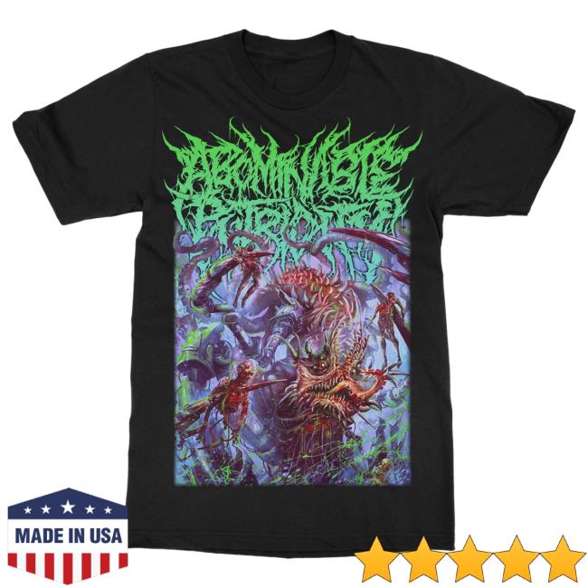 Official Indie Merch Store Shop Abominable Putridity "Grotesque Cybernetic Optimization" Shirt New Indiemerchstore