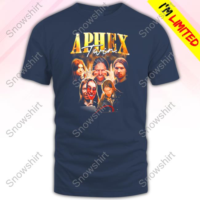 Official Aphex Twin Merch Aphex Twin Tour Faces Shirt