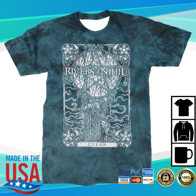 Official Indie Merch Store Shop Rivers of Nihil Clean Tie Dye Attractive Shirt IndieMerchStore