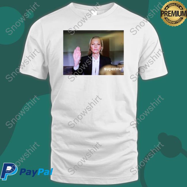Justin Theroux Kate Moss Superme Shirt