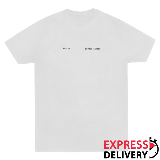 Official Beyonce Merch Store Beyoncé ACT II SHORT SLEEVE Attractive Shirt Beyonce Apparel Clothing Shop